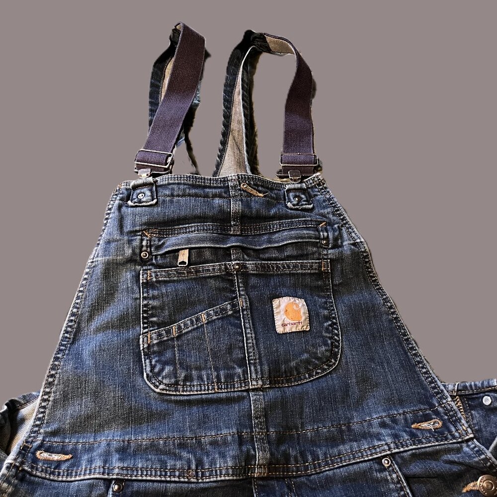 Soft & Durable Carhartt Denim Overalls – Minimal Wear
